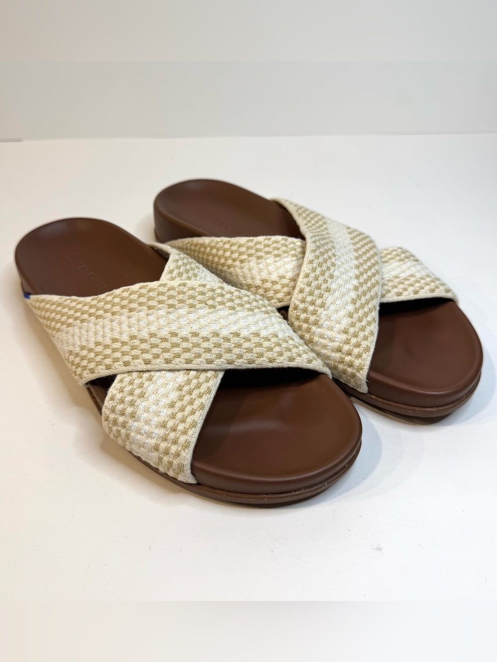 Rothy’s The Weekend Sandal cream white 8.5
